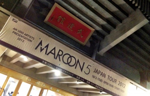 MAROON 5 2012.10.2 日本武道館